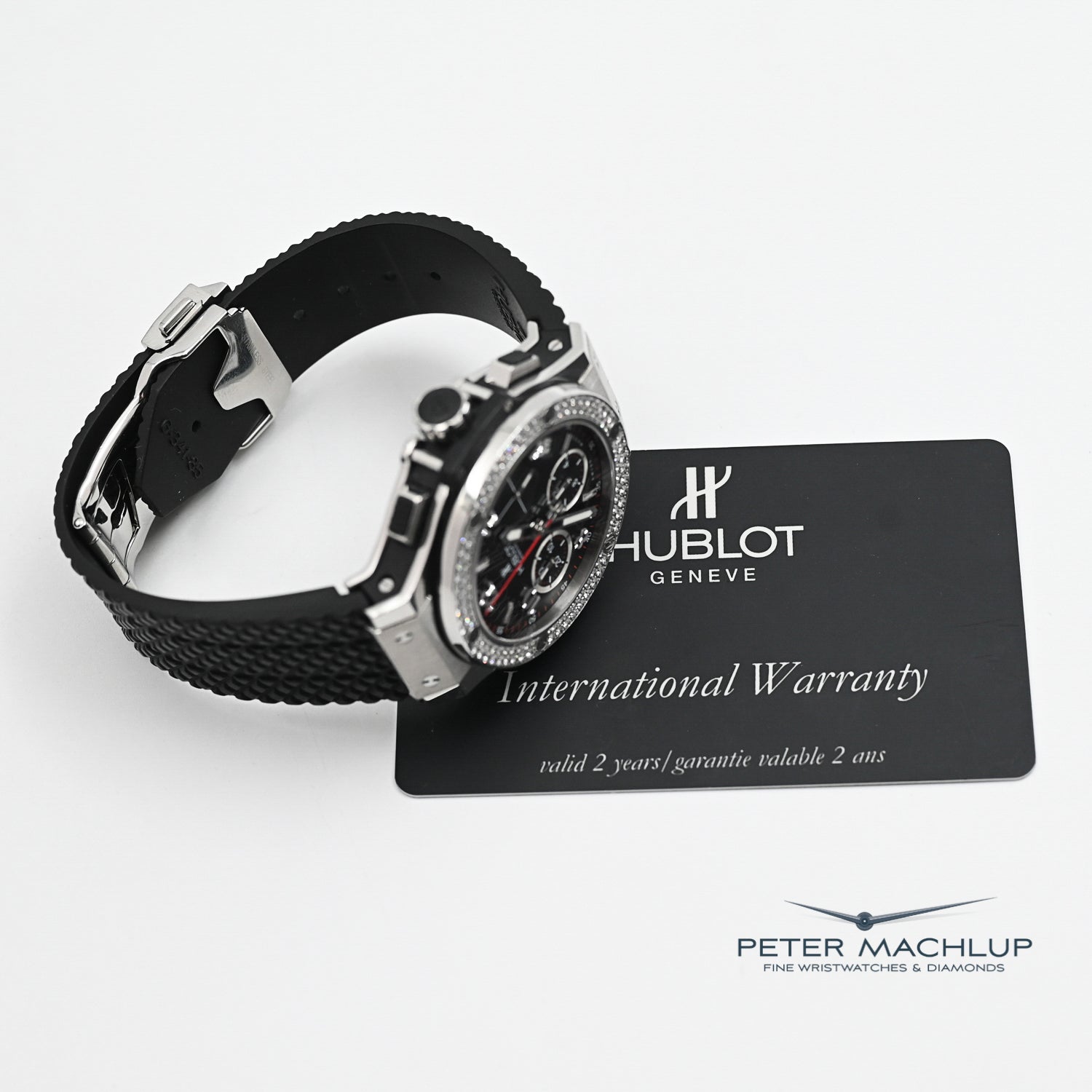Hublot Big Bang 41mm Men's Luxury Watch with Diamonds - 2010 Model - Perfect for Formal Events & Business Meetings