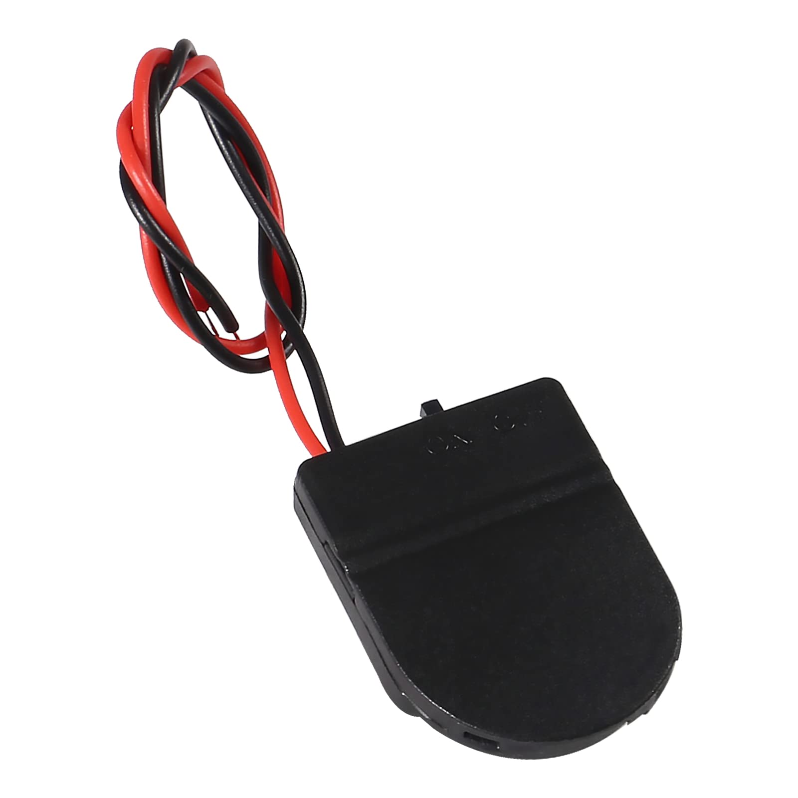 10pcs CR2032 Battery Holder with On/Off Switch - Coin Cell Battery Storage Box for DIY Electronics, Watches, and Key Fobs - Durable Plastic Container for Easy Battery Replacement