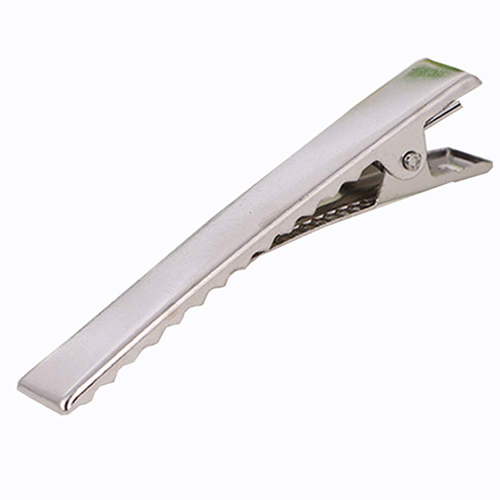 100 Pcs 3.1 Inch Silver DIY Hair Clips - Metal Alligator Hair Clips for Styling, Hair Care, Arts & Crafts | Perfect for Women's Hairstyles, DIY Projects & Gift Making
