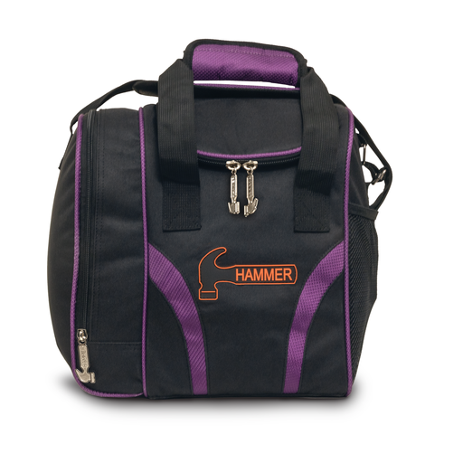 Hammer Tough 1 Ball Tote Bowling Bag - Purple for Women & Men | Durable Lightweight Bowling Accessory for League Play & Practice