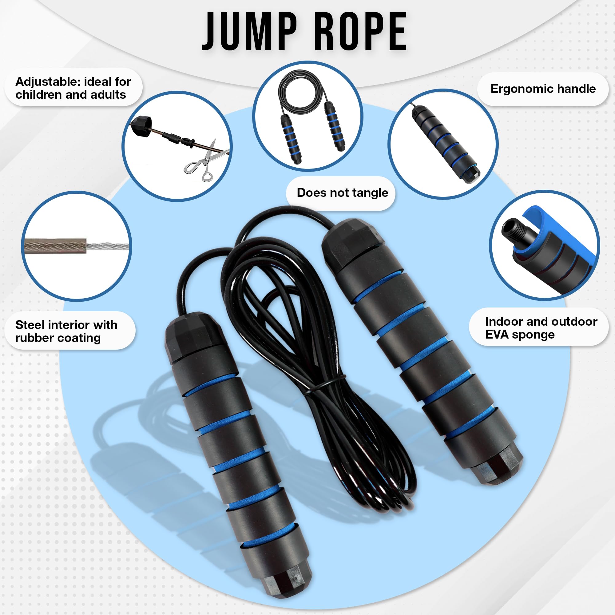 Agility Training Set for Soccer & Basketball - 6 Adjustable Poles, 2 Kick Solo Trainers, Agility Ladder, 12 Cones & Jump Rope - Speed & Coordination Equipment for Kids & Athletes - Perfect for Backyard Drills, Team Practice & Home Workouts