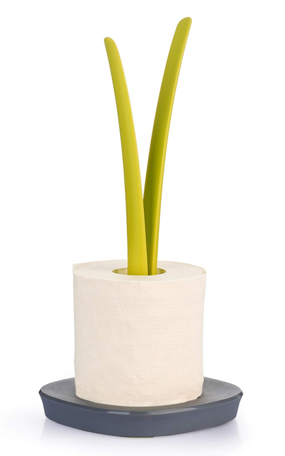Creative Tree Branch Kitchen Paper Towel Holder - Non-Slip Vertical Stand with Sturdy Plastic Base | Freestanding Tissue Roll Rack for Modern Kitchen, Bathroom, or Office Decor