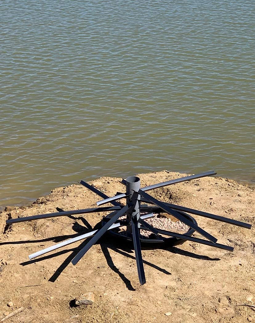 MossBack Fish Habitat Spawning Bed - Artificial Fish Attractor for Bass, Crappie & Game Fish in Lakes & Ponds | Perfect for Freshwater Fishing & Underwater Ecosystem Enhancement