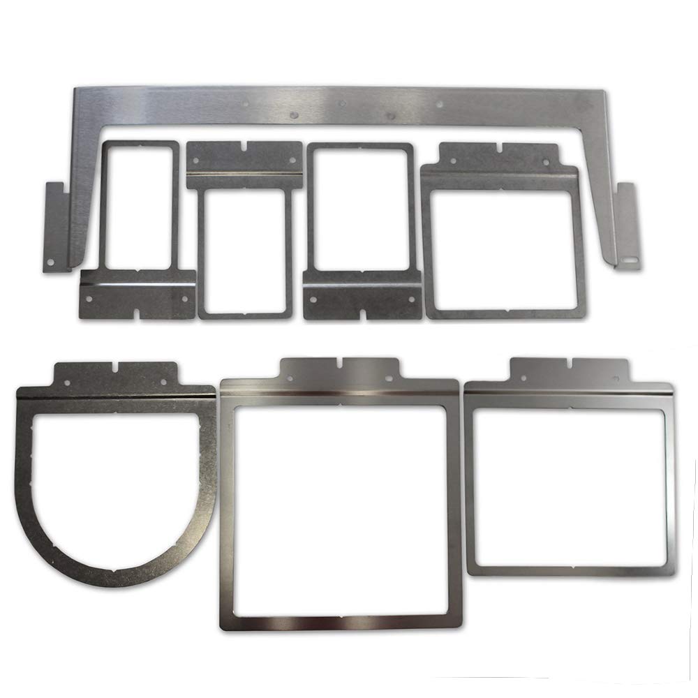 7 in 1 Embroidery Hoop Set for Brother PR1000 & Babylock 10 Needle Machines - Multi-Size Fast Frames for Professional Embroidery Projects (Quilting, Apparel, Home Decor)