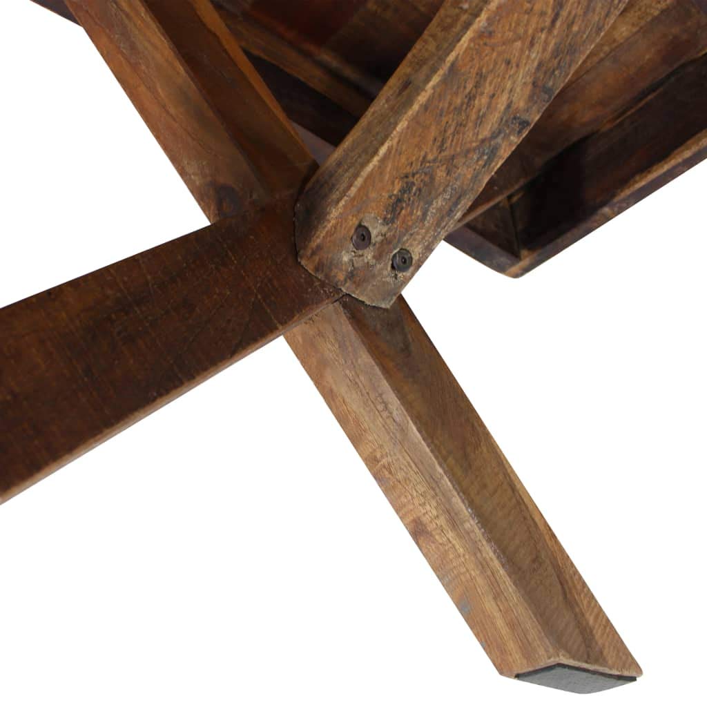 Rustic Solid Reclaimed Wood Coffee Table - 43.3