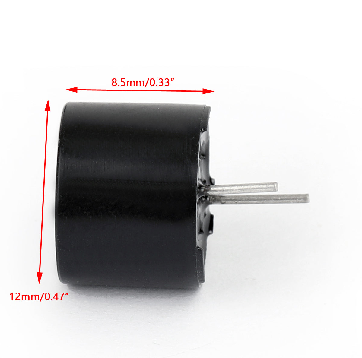 100Pcs 5V Active Buzzer Electromagnetic Magnetic Long Continuous Beep Tone Alarm - for DIY Electronics, Arduino Projects, Security Systems & Home Automation