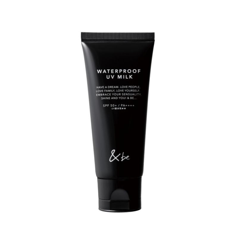 &be Waterproof UV Milk SPF 50+ Gentle Non-Chemical Sunscreen 60g - Lightweight Daily Face & Body Protection for Outdoor Activities, Beach & Swimming