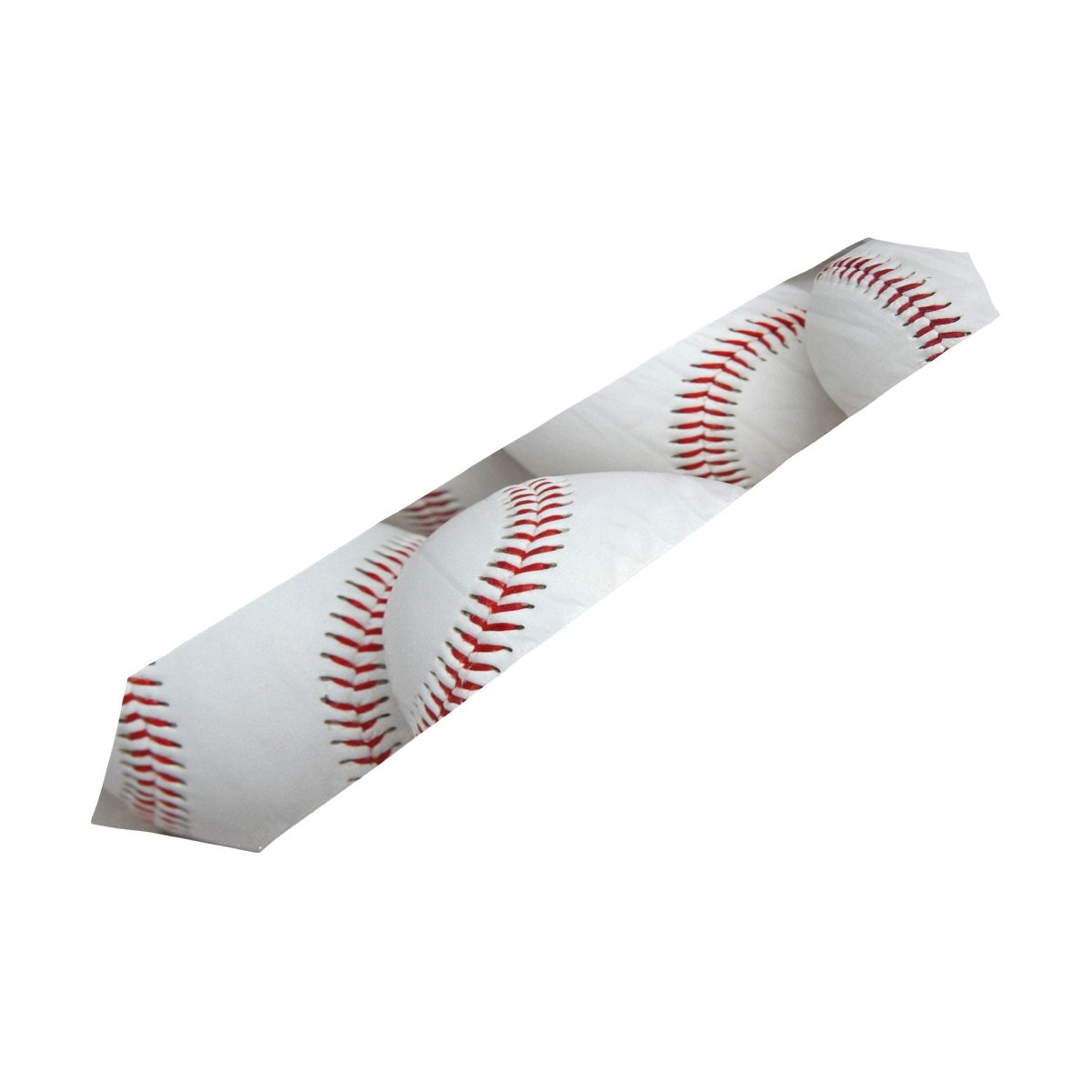 My Little Nest Baseballs Table Runner - 13x90 Inch Washable Fabric Tablecloth for Wedding, Birthday Party, Holiday & Everyday Decor - Perfect for Dining Room, Kitchen & Event Tables