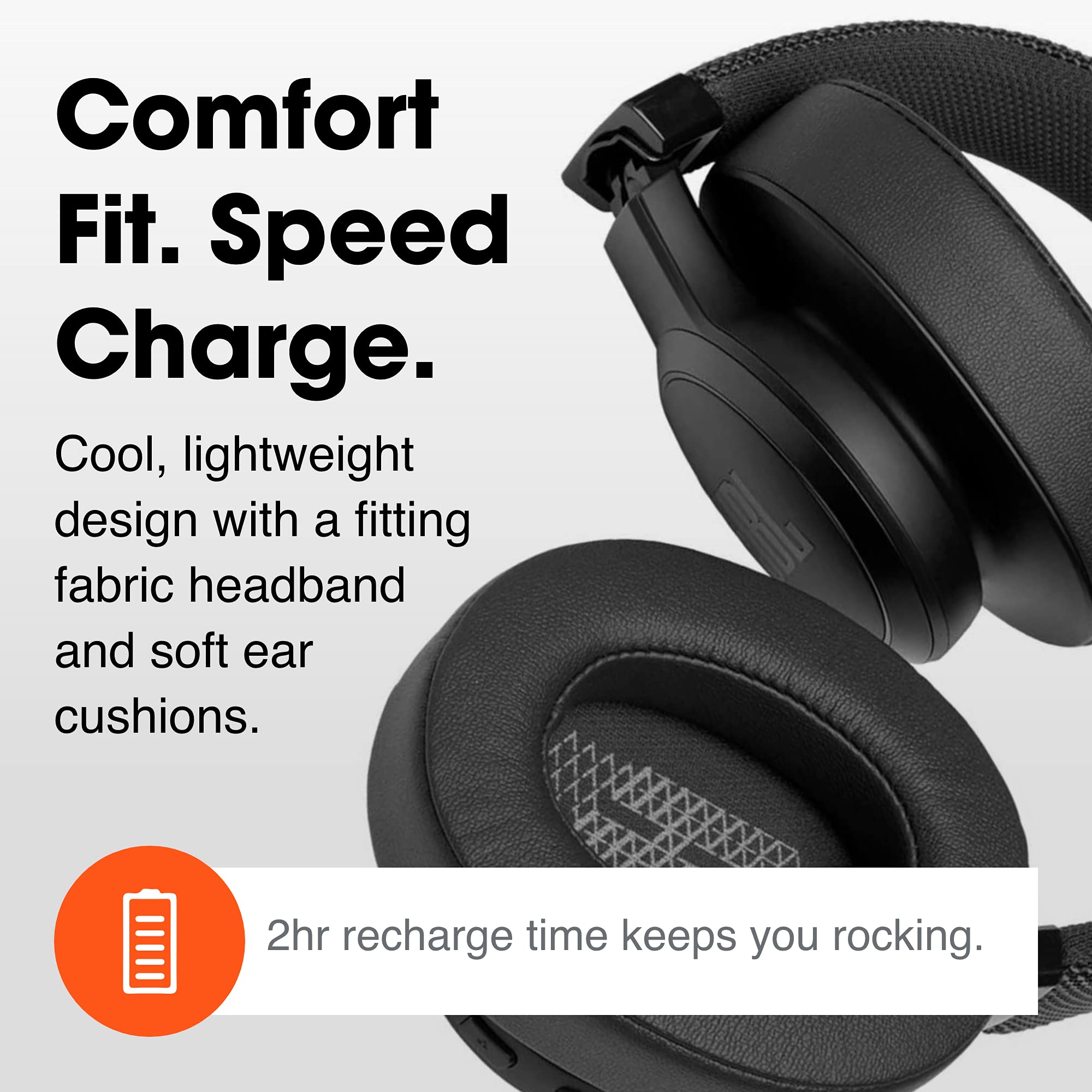 JBL Live 650BTNC Wireless Over-Ear Bluetooth Headphones with Active Noise Cancellation, 30-Hour Battery Life, Built-in Mic - Blue | Perfect for Travel, Work & Music Lovers