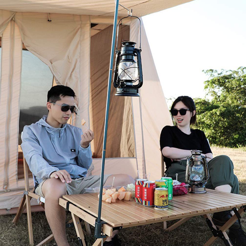 Cabilock Aluminum Alloy Camping Lamp Shelves Set - Portable Foldable Hanging Light Stand for Camping, Hiking & Outdoor Adventures - Perfect for Tents, Backyards & Patios