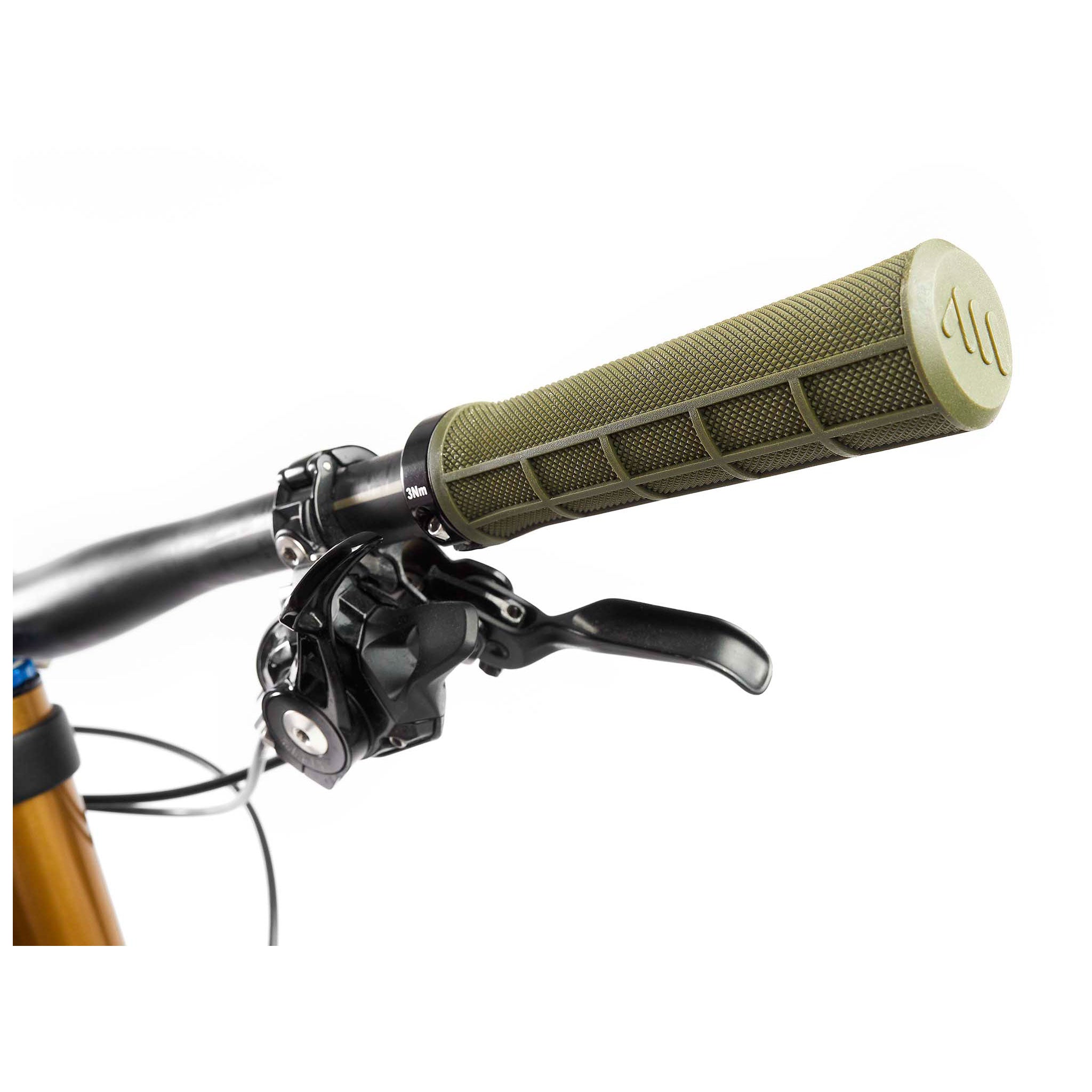 Premium All-Mountain Bike Grips - Ergonomic Non-Slip Design in Vibrant Green | Perfect for Trail Riding, Downhill & Mountain Biking