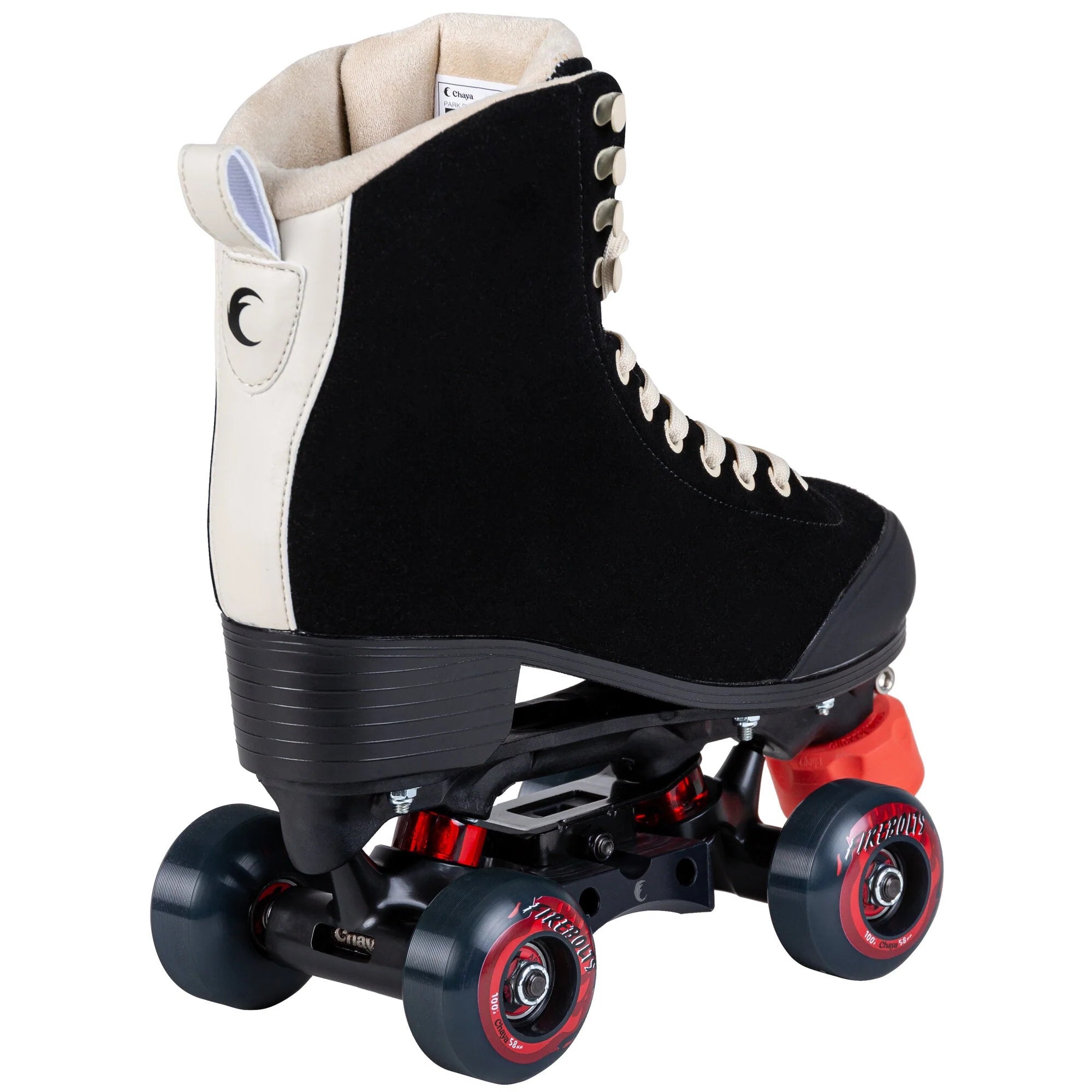 Chaya Park Dark Soul Roller Skates for Women & Men - Premium Outdoor & Indoor Quad Roller Skates with Comfortable Padding - Perfect for Park Skating, Rink, Fitness & Street Roller Derby