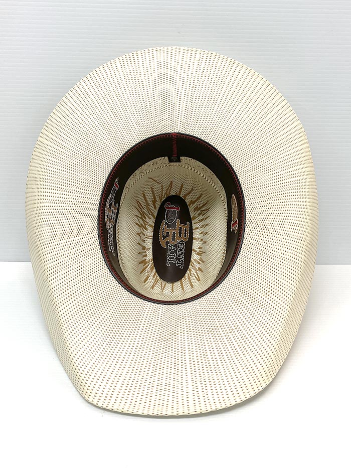 Justin JS2B56BEXR4414 Men's Bent Rail Bexar Straw Hat in Ivory Tan - Perfect for Summer Outdoor Activities, Beach Vacations & Countryside Adventures