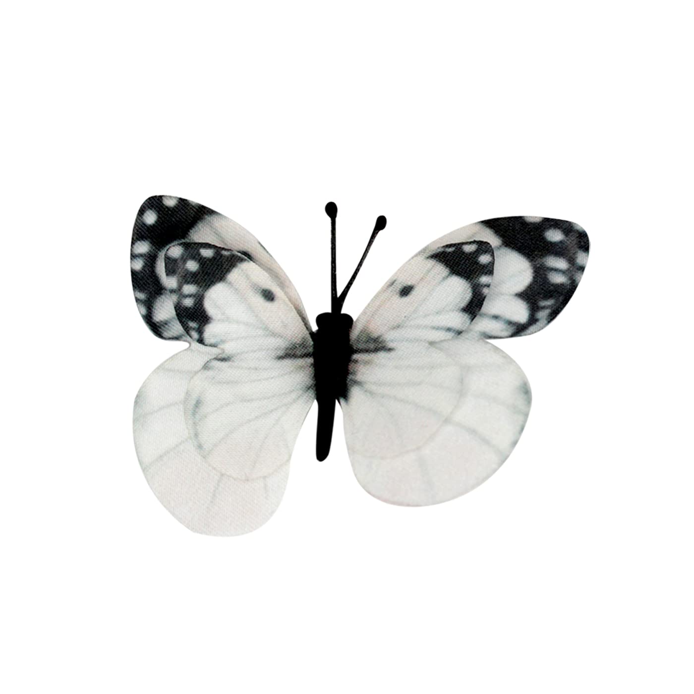 2 Pcs Butterfly Hair Clips - Snap Hair Pins for Women, Girls & Teens - Cute Hair Accessories for School, Parties & Everyday Use (Pack of 1, Style M4)
