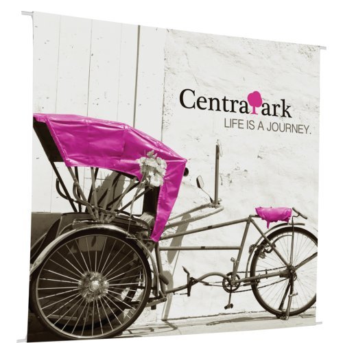 3x7 ft Double Sided Hanging Banner with Hemmed Edges & No.3 Grommets - Premium Scrim Fabric for Outdoor Advertising, Trade Shows, and Events