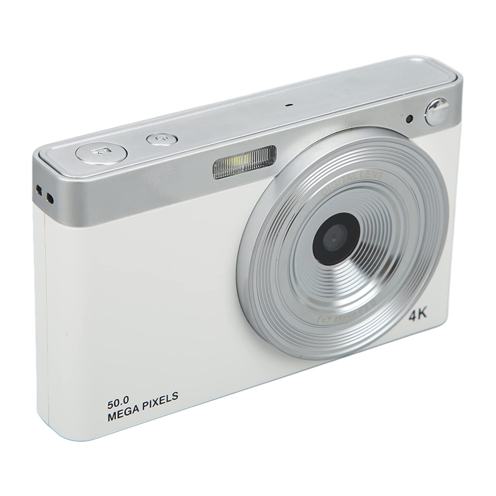 16X Zoom Digital Camera with 2.88in IPS HD Screen - Perfect for Macro Photography, Travel & Vlogging (White) - Capture Stunning Close-ups, Landscapes & YouTube Videos