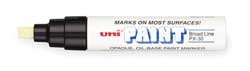 Black Broad Tip Paint Markers - 6 Pack for DIY Crafts, Sign Making & Home Decor Projects
