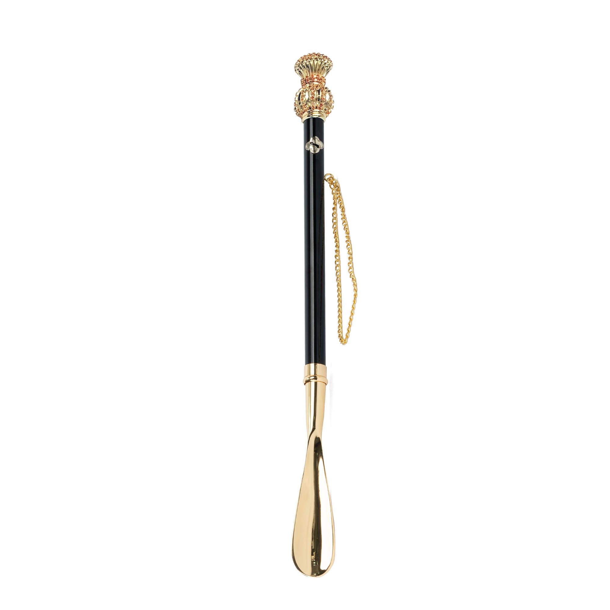 Exquisite Italian Crystal Shoehorn - Handcrafted Luxury Shoe Accessory for Gentle Shoe Wear | Perfect for Dress Shoes, Boots & Gift Giving