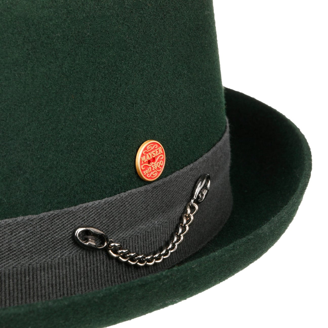 Mayser Gareth Soft Pork Pie Wool Hat for Men - Stylish Winter Fedora for Casual Outfits & Outdoor Events
