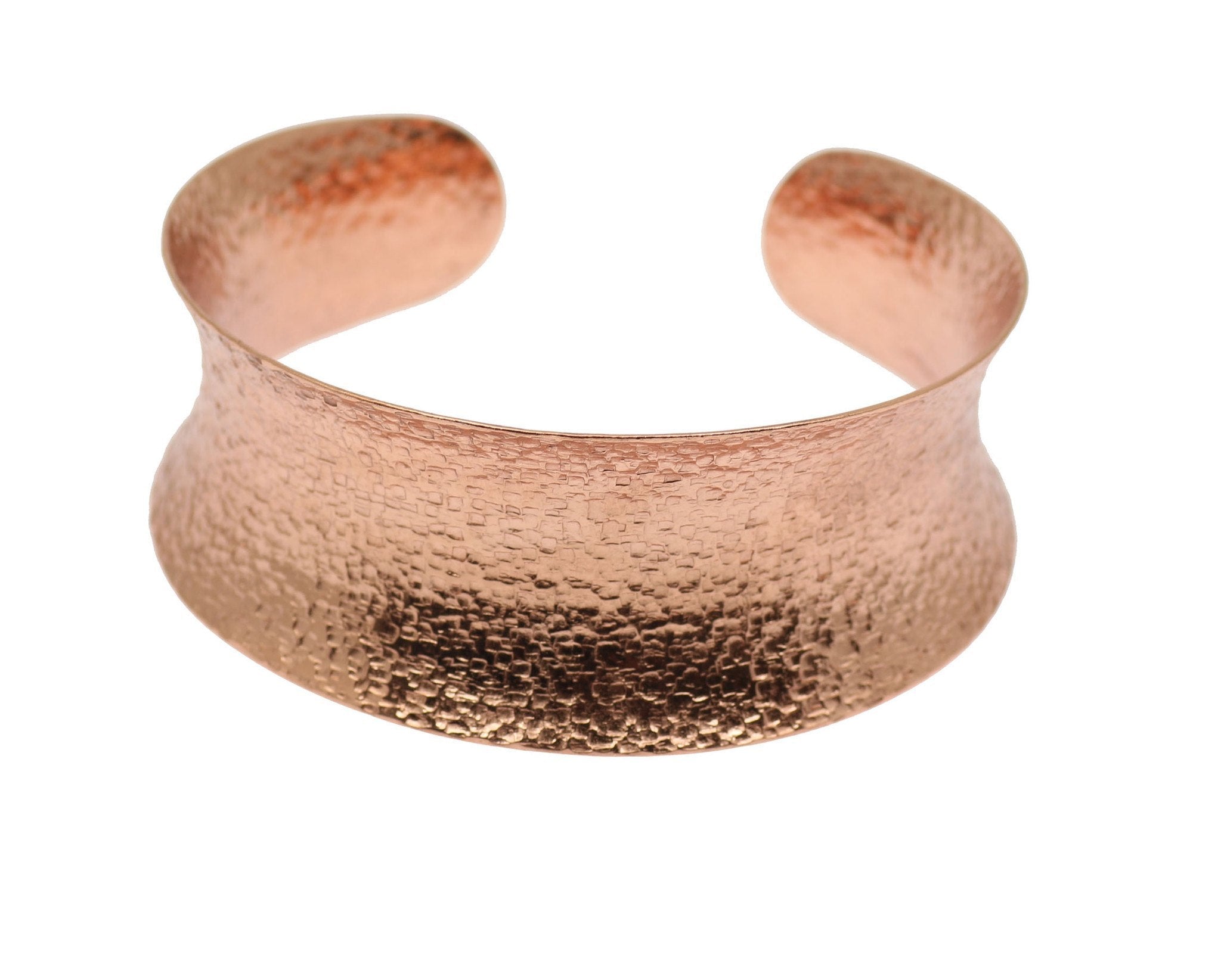 Textured Copper Bangle Bracelet for Women - Handmade Boho Jewelry - Stackable Arm Cuff - Perfect for Festivals, Weddings & Everyday Wear
