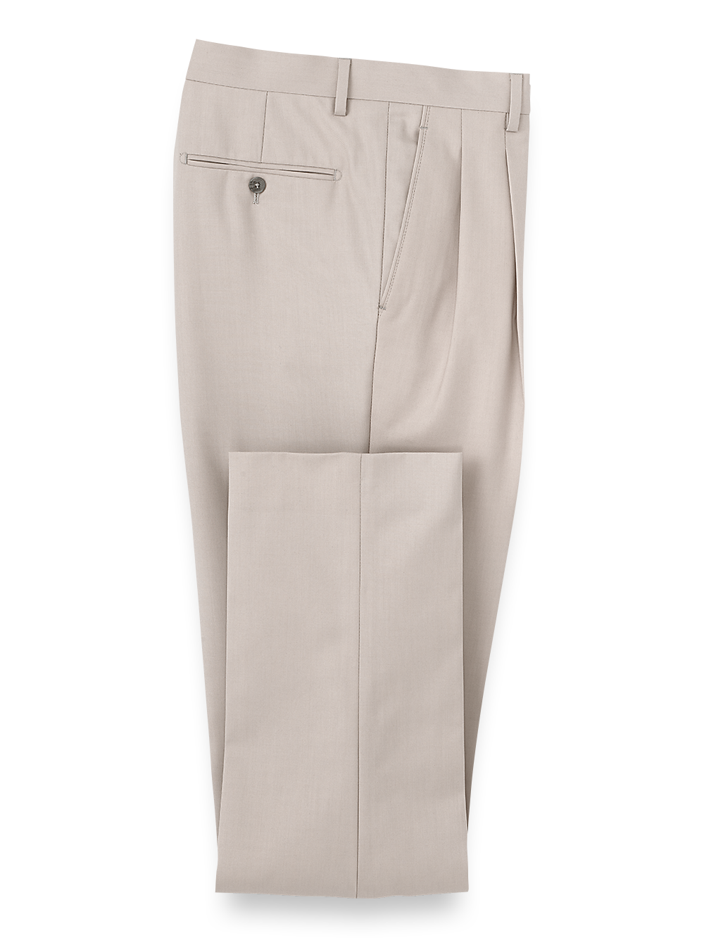Stylish Travel Pleated Pants for Women - Light Grey | Comfortable & Wrinkle-Resistant | Perfect for Business Trips, Vacations & Casual Outings