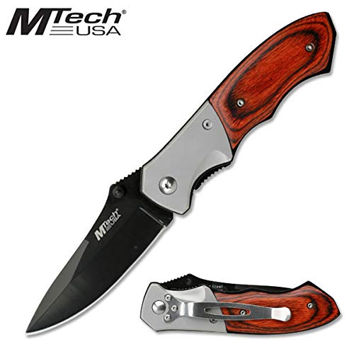Premium Black Steel Pocket Knife with Clip - 4.5 Inch Folding Knife Set with Engraved Design & Gift Box | Perfect for Camping, Hiking, Outdoor Adventures & Everyday Carry (EDC)