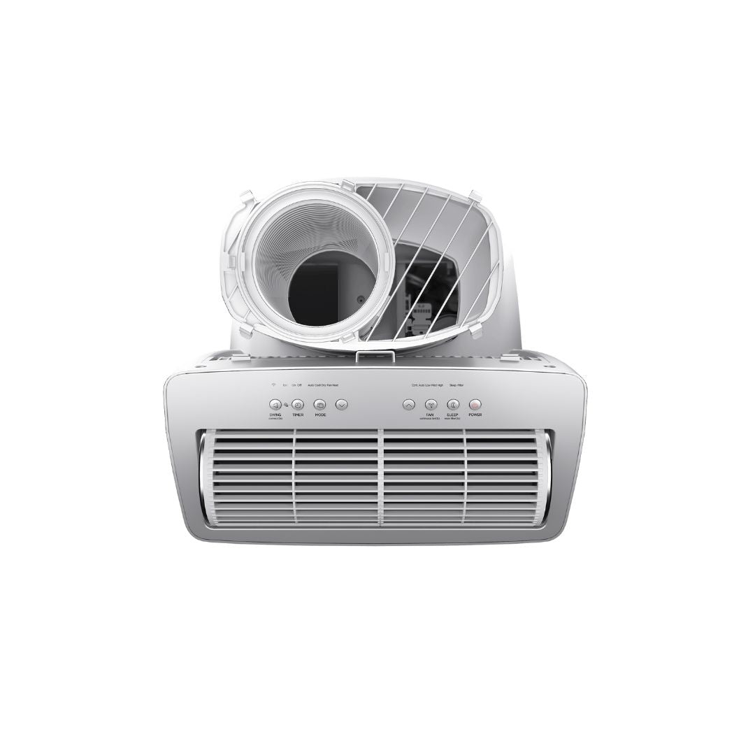 Midea 12000 BTU Portable Air Conditioner with Inverter Technology - Quiet & Energy Efficient Cooling for Bedroom, Office, or Small Spaces