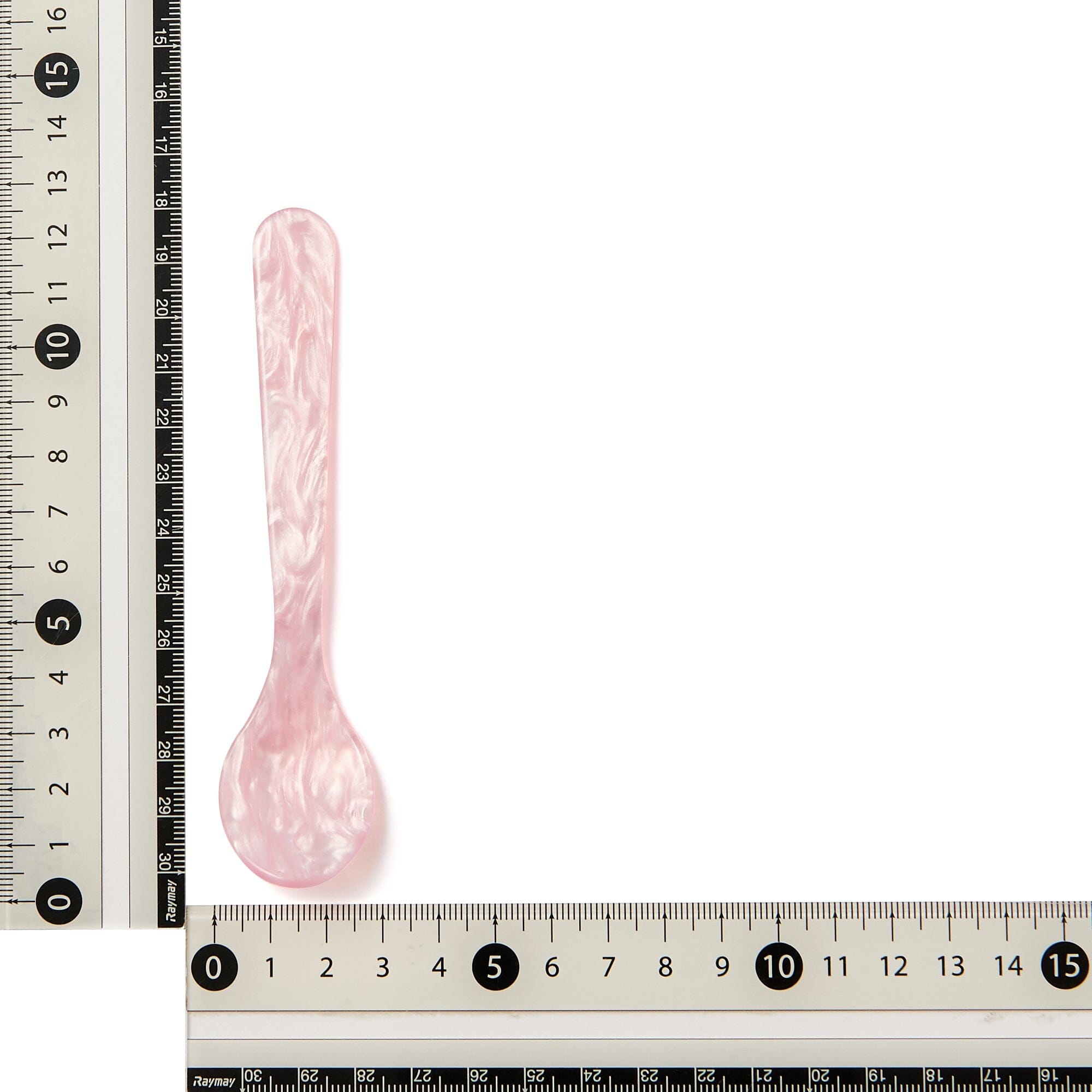 Pink Marble Dessert Spoon Set - Elegant Cake & Ice Cream Serving Utensils for Parties, Tea Time & Home Dining