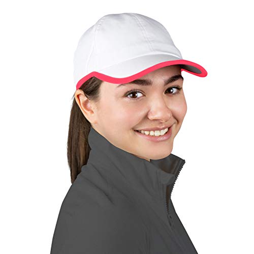 White / Bright Coral