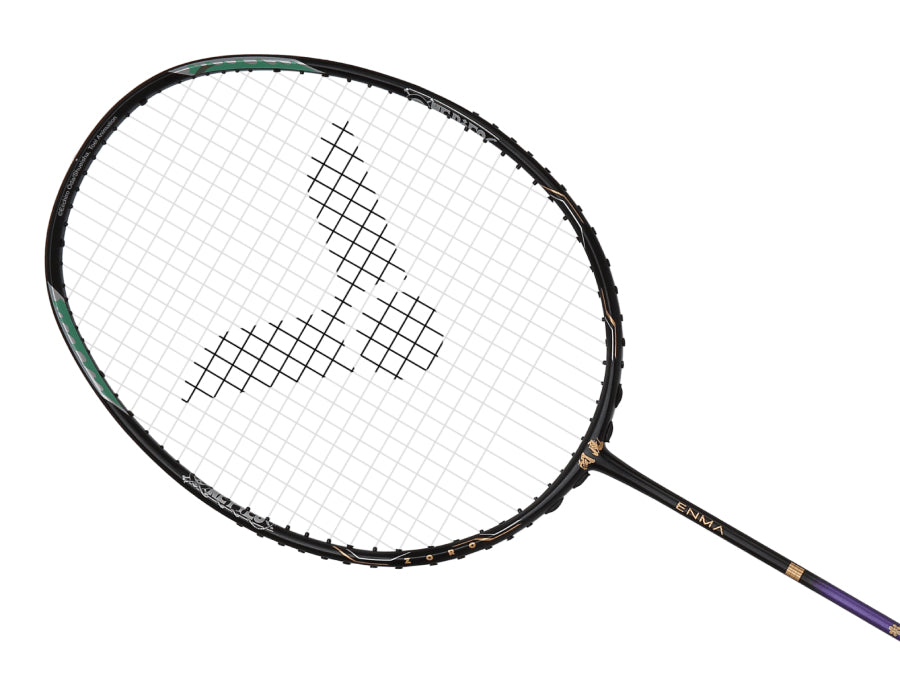 Victor One Piece Badminton Racket - Lightweight Carbon Fiber Badminton Racquet for Adults & Beginners - Perfect for Indoor/Outdoor Court Play, Training & Competitive Matches