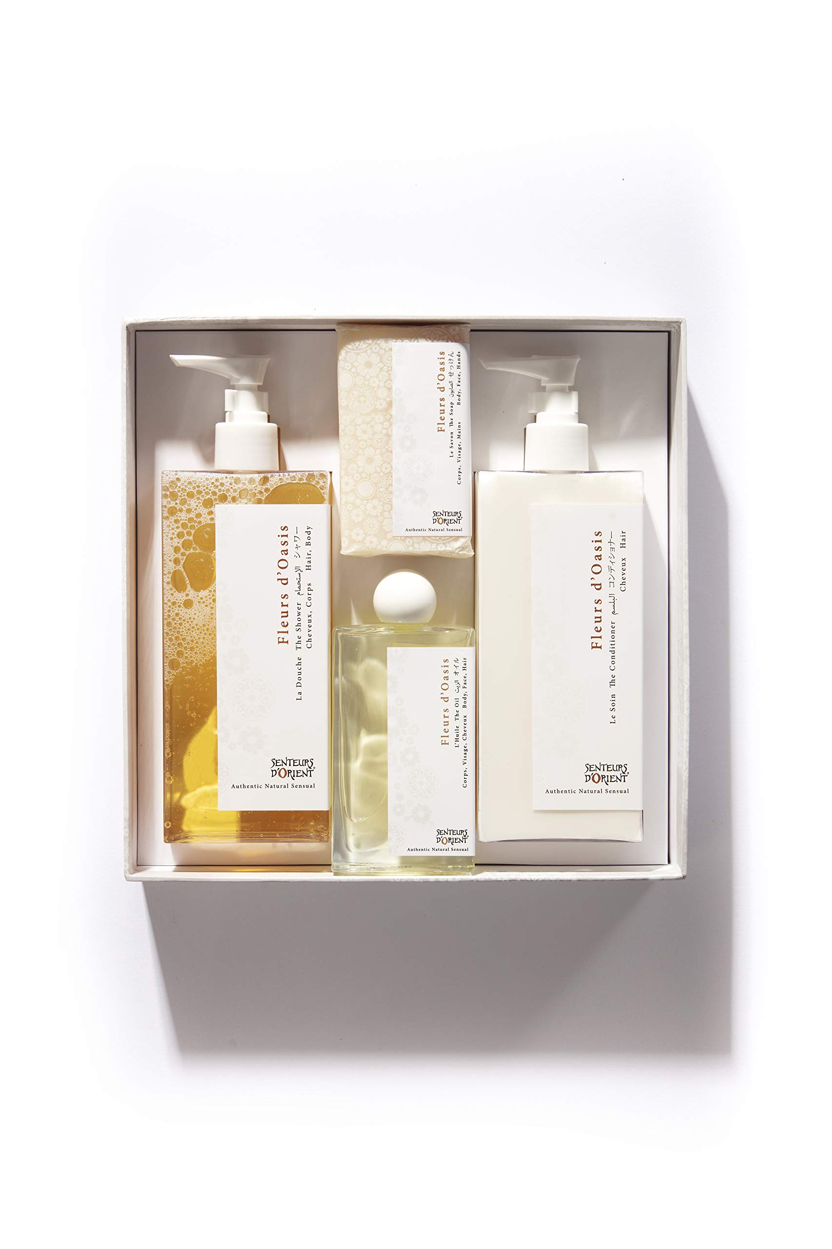 Senteurs d'Orient Fleurs d'Oasis Luxury Body Gift Set - Exotic Floral Scented Body Care for Women | Perfect for Spa Day, Romantic Gifts & Self-Care Pampering