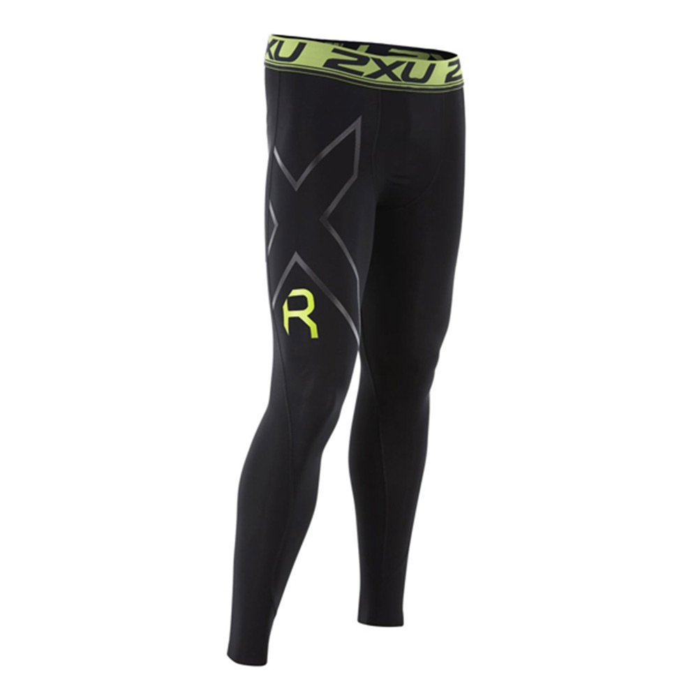 2XU Men's Refresh Recovery Compression Tights - High Performance Workout & Post-Exercise Leggings for Running, Gym, Cycling & Sports Recovery