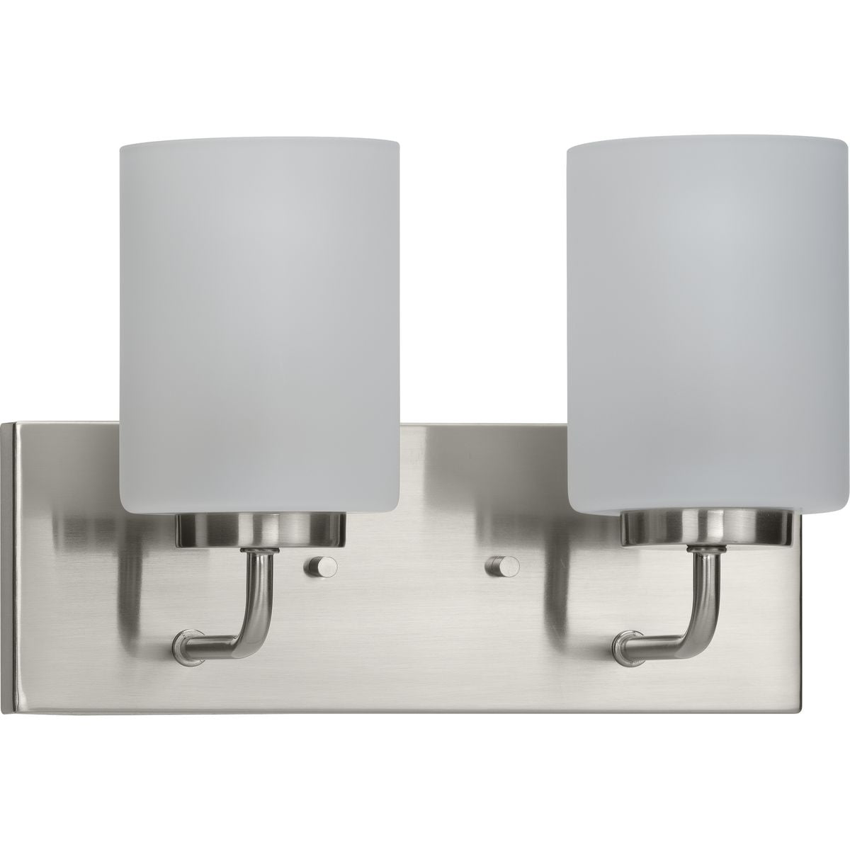 Merry Collection Two-Light Etched Glass Bathroom Vanity Wall Sconce - Perfect for Bathroom, Powder Room, and Dressing Area Lighting