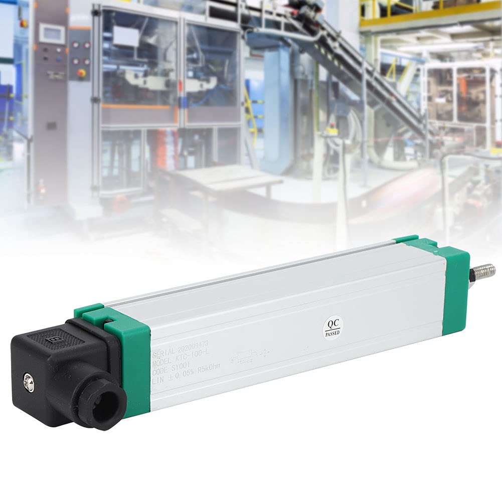 KTC-100 Stainless Steel Electronic Ruler Pull Rod Displacement Sensor for Injection Molding Machines - High Precision Measurement in Industrial Automation & CNC Applications