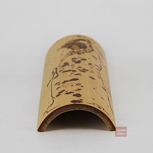 Premium Mottled Bamboo Tea Scoop - Handcrafted Chinese Cha Ze for Gongfu Tea Ceremony | Authentic Xiangfei Zhu Carving | Perfect for Tea Lovers & Collectors | Ideal for Home Tea Brewing & Gift Giving
