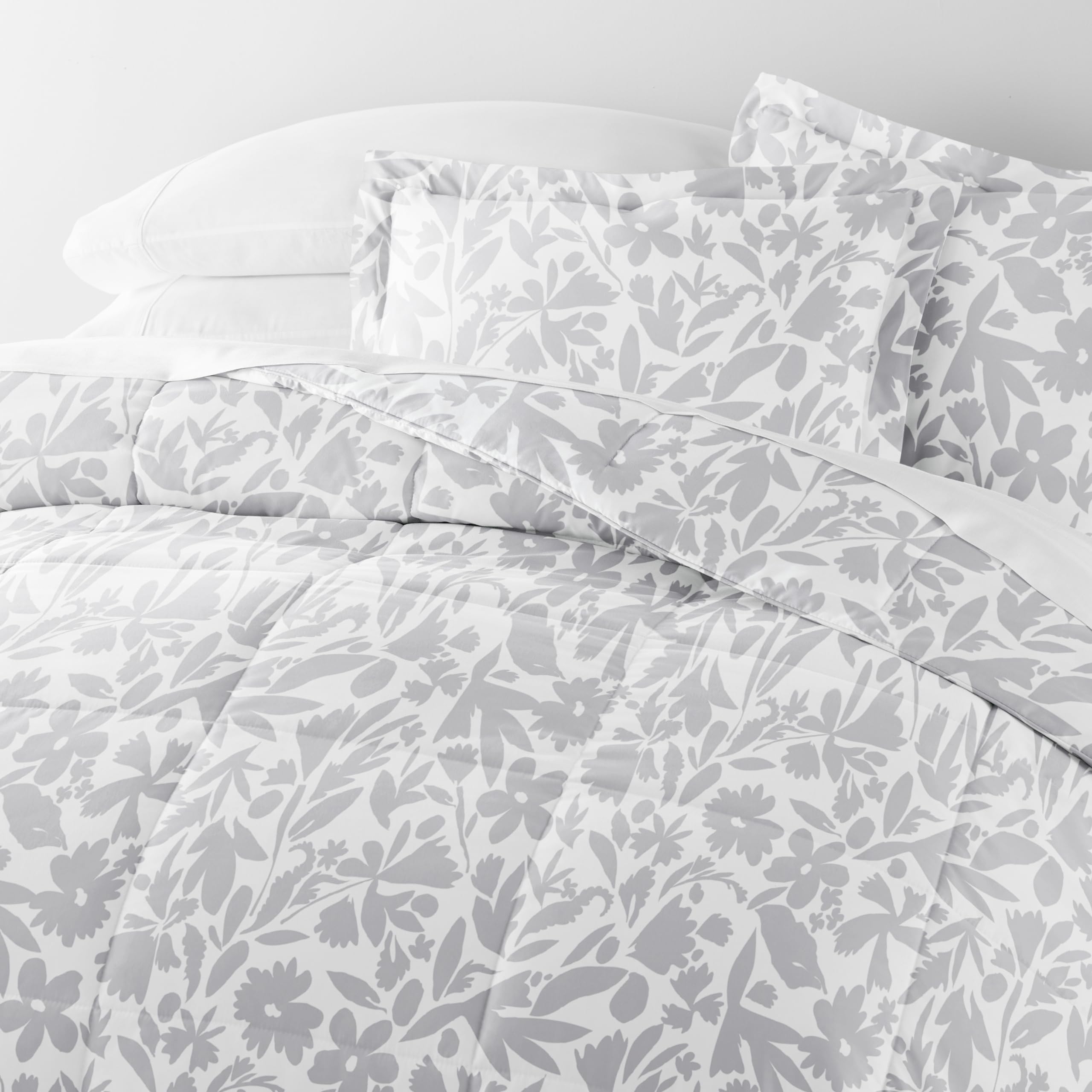 Luxury Queen Size Down Alternative Comforter Set (3 Piece) - Soft & Lightweight Linen Market Bedding for Ultimate Comfort - Includes Comforter & 2 Pillow Shams - Perfect for Master Bedroom, Guest Room & Cozy Home Decor