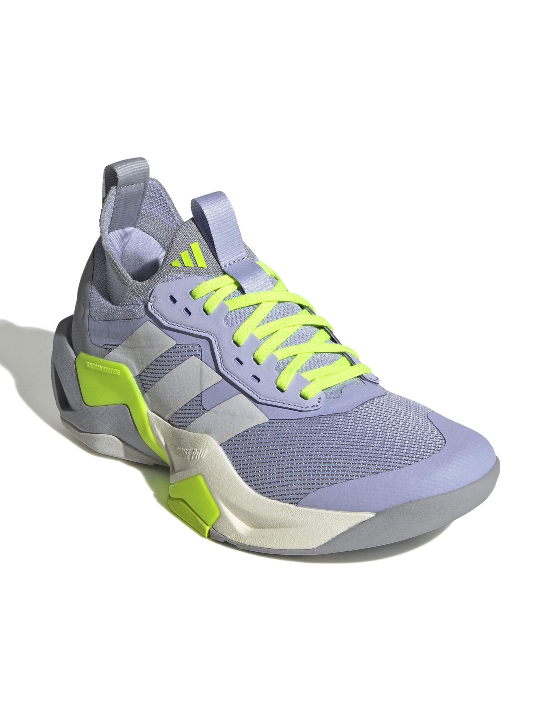 Rapidmove ADV 2 HIIT Training Shoes for Women & Men - Lightweight Gym Workout Shoes for Cross Training, Running & Fitness - Violet/Dash Grey/Lucid Lemon - Perfect for HIIT, Cardio & Weight Lifting