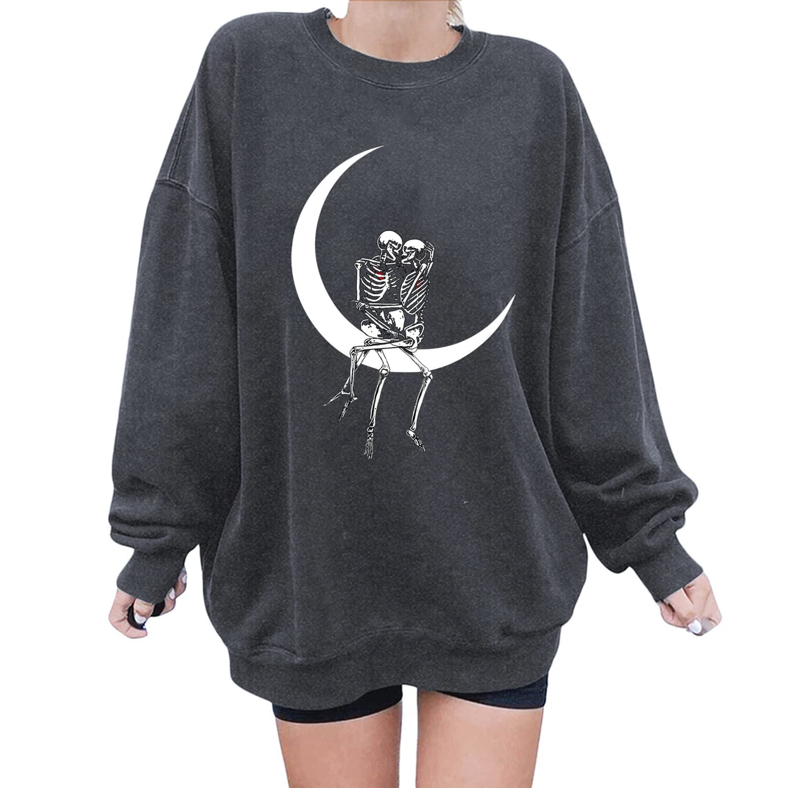 Adviicd Women's Long Sleeve Crewneck Sweatshirts - Oversized Tunic Tops for Casual Wear, Layering & Fall Fashion