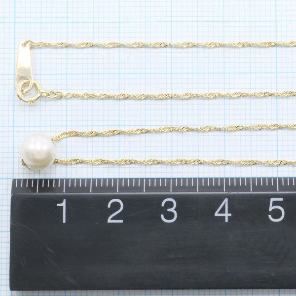 18K Yellow Gold Pearl Necklace for Women - Elegant Bridal Jewelry & Wedding Gift - Perfect for Anniversaries, Date Nights and Special Occasions