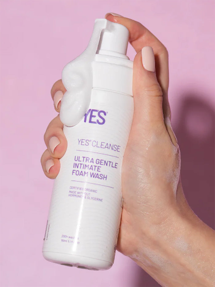 YES Cleanse Intimate Wash 150ml - pH Balanced, Fragrance-Free Feminine Hygiene for Sensitive Skin | Gentle Daily Cleanser for Women's Intimate Care
