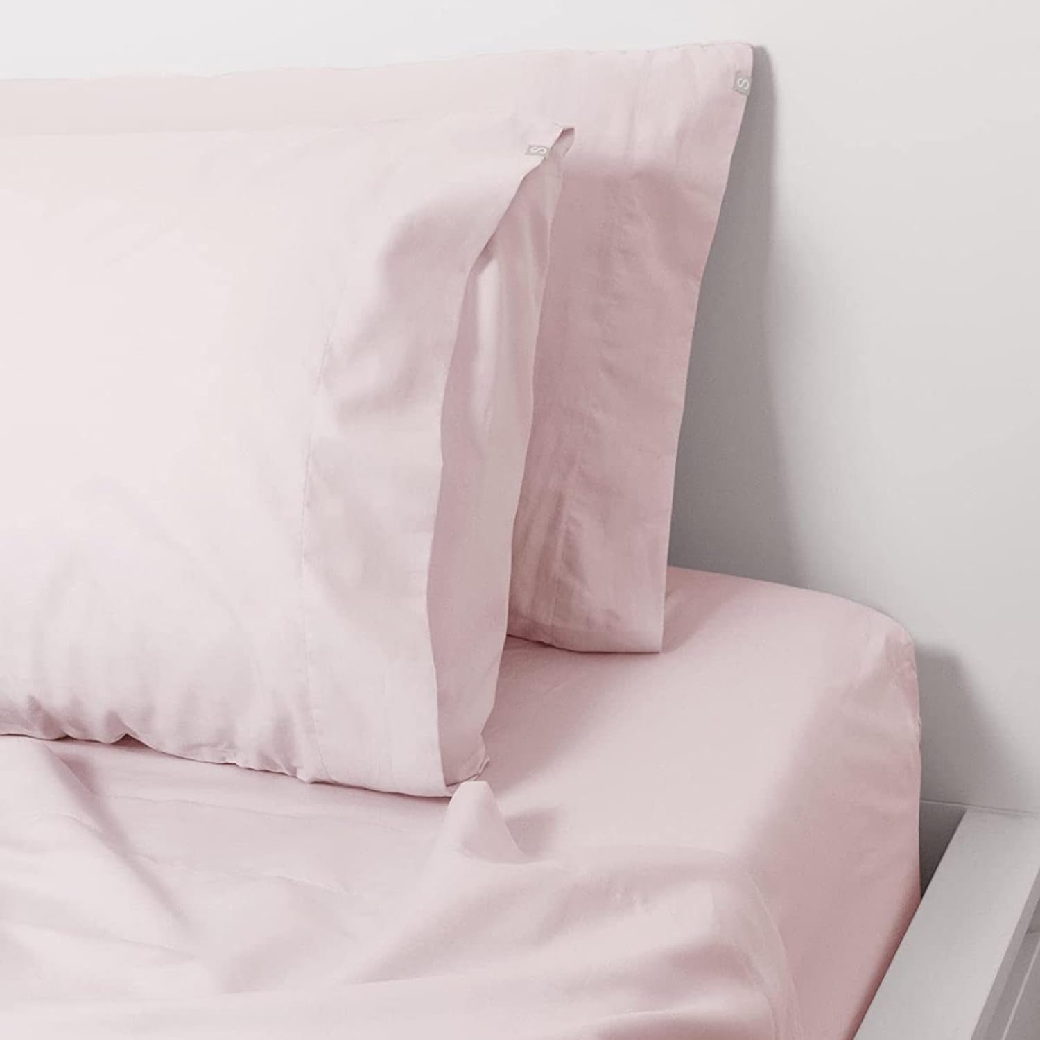 Silvon Premium King Size Silver Infused Smart Fabric Sheet Set - Hypoallergenic, Breathable & Ultra Soft Supima Cotton for Acne Prone Skin (California King, Blush) - Ideal for Sensitive Skin & Allergy Relief in Bedroom