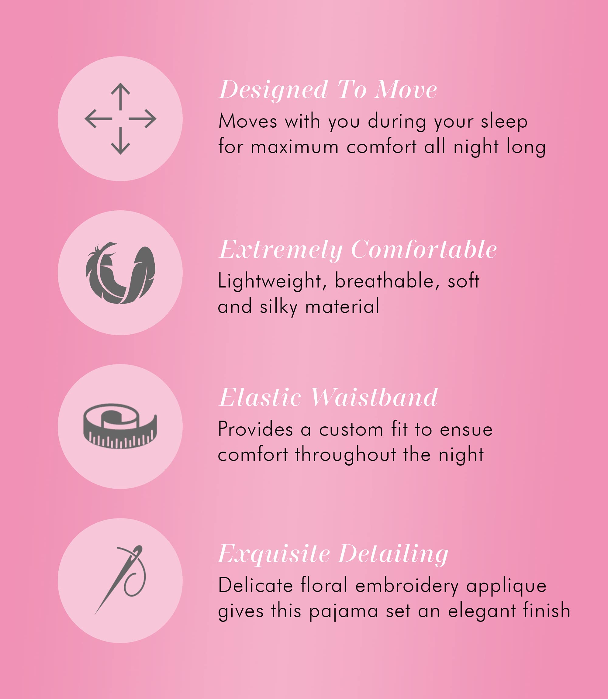 Exquisite Form 90107 Women's Nylon Tricot Short Sleeve Matching Pajama Set - Soft & Comfortable Sleepwear for Lounge & Nightwear - Perfect for Relaxing at Home, Travel & Gift Giving