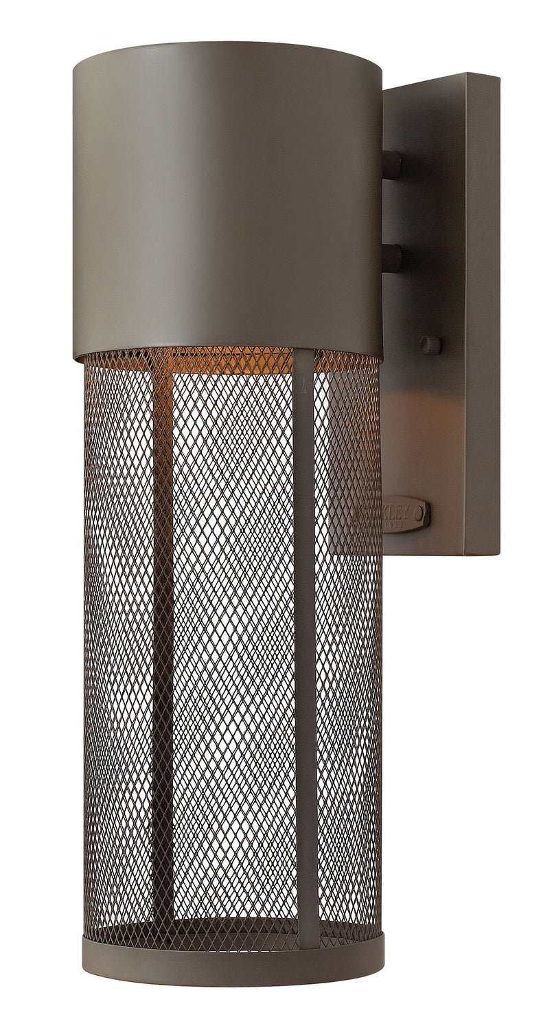 Aria LED Wall Mount Light Fixture in Buckeye Bronze - Modern Home & Office Lighting for Living Room, Bedroom, and Hallway