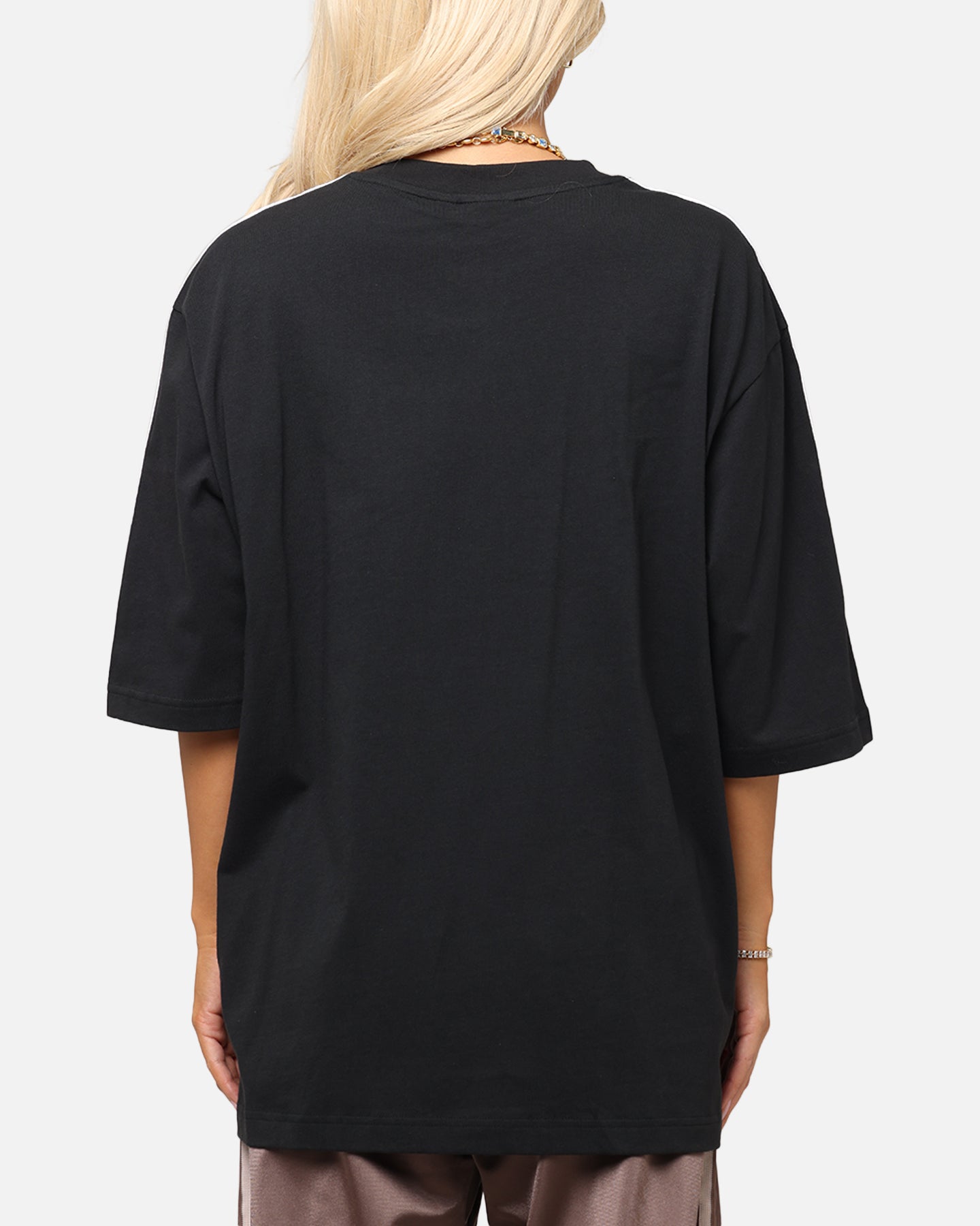 Adidas Oversized T-Shirt for Men - Black Cotton Casual Tee for Streetwear & Everyday Comfort
