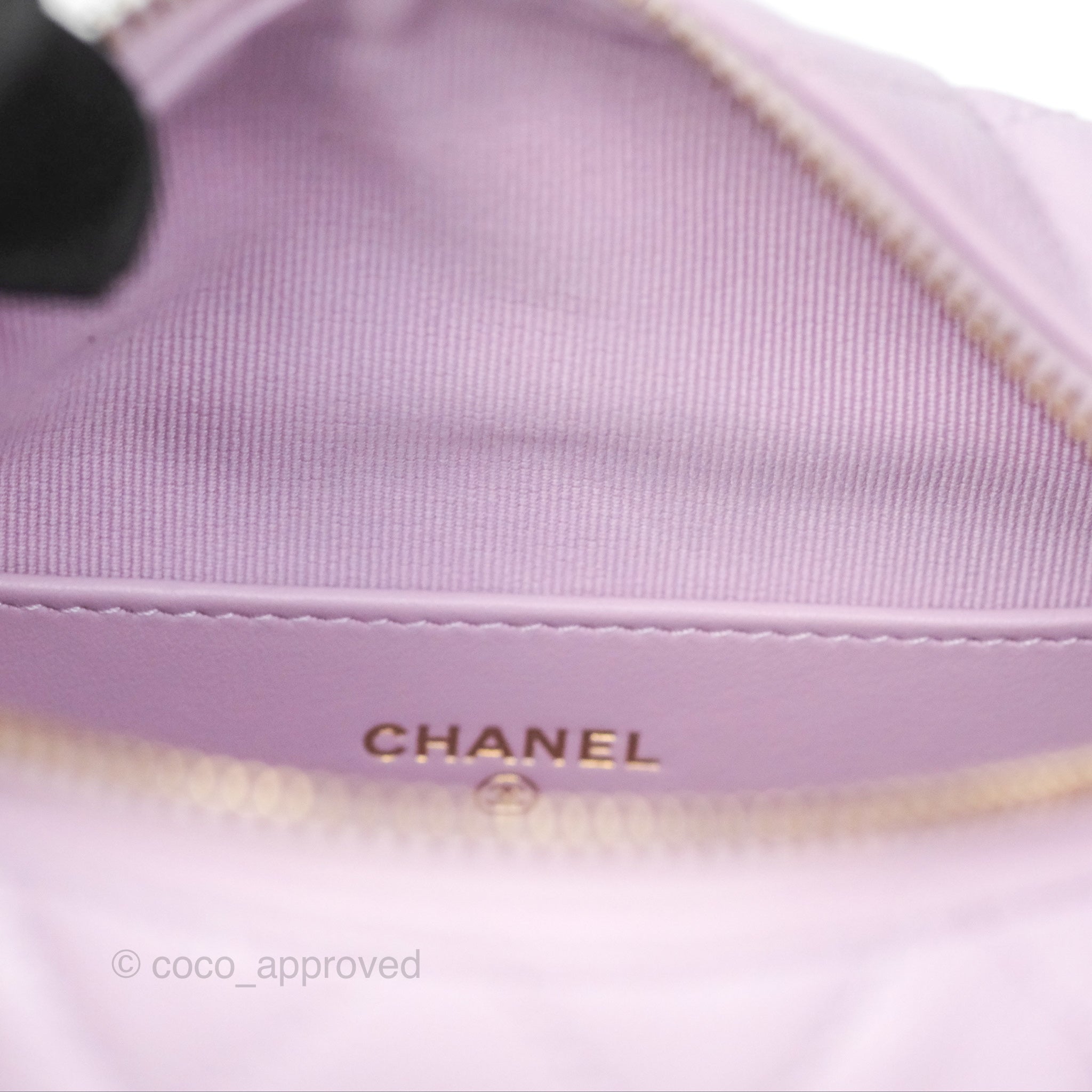 Chanel Bow Hobo Pouch Bag in Lilac Caviar Leather with Gold Hardware - Perfect for Evening Events & Luxury Gift Giving