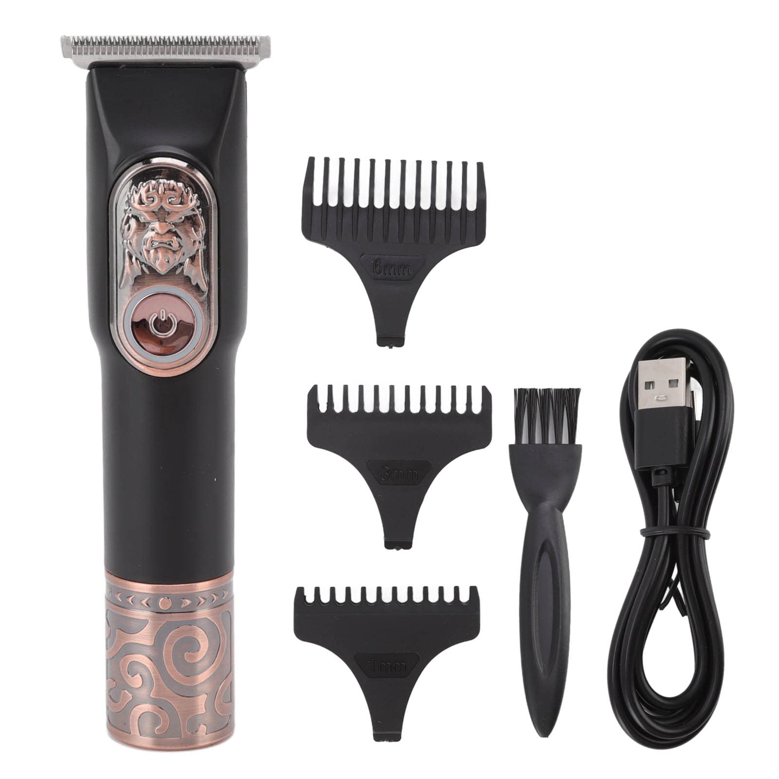 ANGGREK Professional Electric Hair Trimmer Kit - Low Noise USB Rechargeable Hair Clippers Set for Men & Women | Perfect for Home Grooming, Beard Trimming & DIY Haircuts