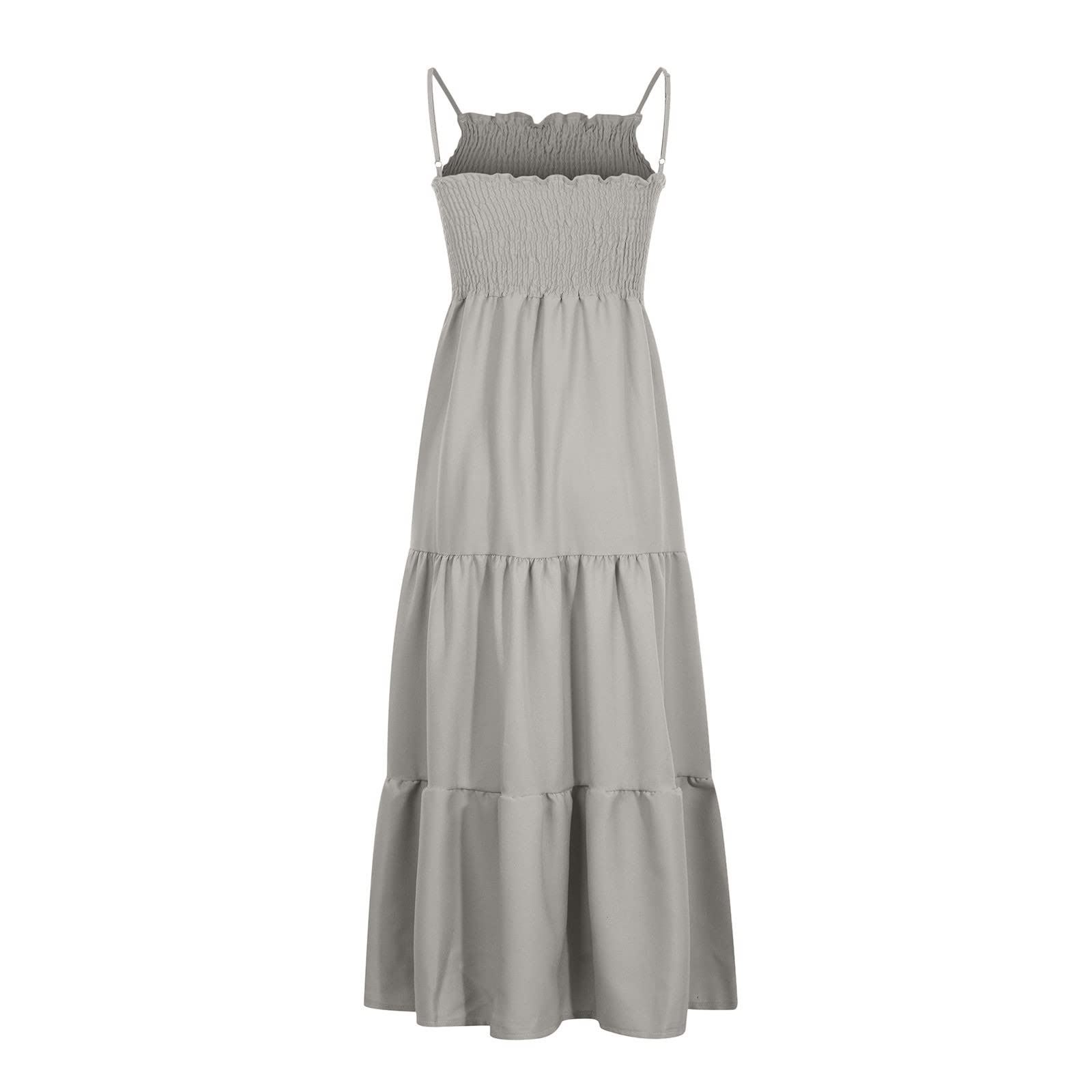 Oelaio Women's Summer Casual Dresses - Flowy Short Sleeve Maxi Dress with Built-in Shorts | Plus Size Wedding Guest & Evening Dress | Perfect for Beach Vacations, Bridal Showers & Date Nights