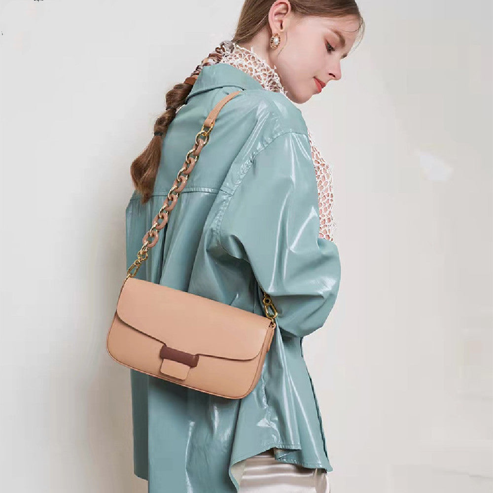 Genuine Leather Shoulder Bag for Women - Stylish Tote Handbag with Spacious Compartment - Perfect for Work, Travel & Everyday Use
