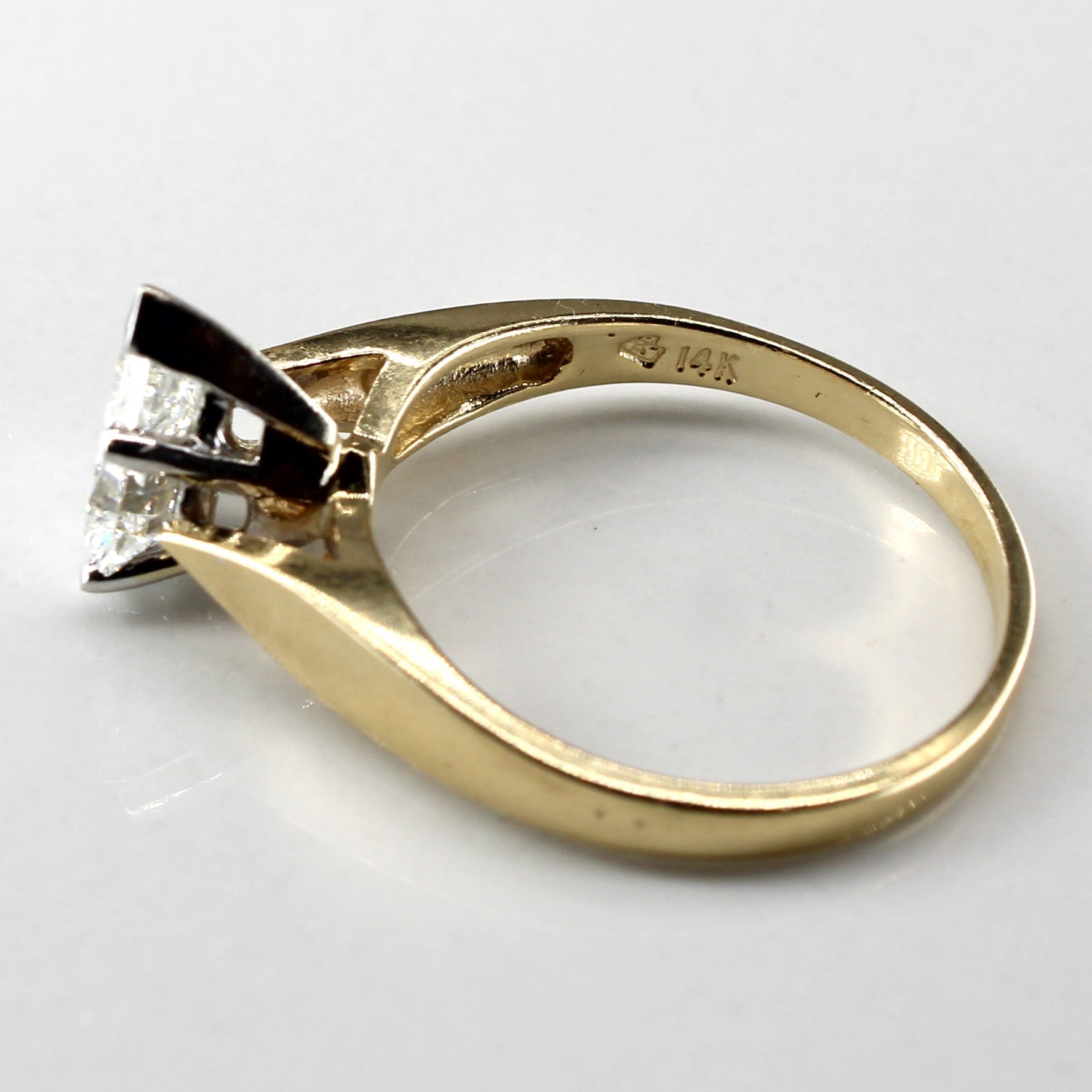1.05ct Solitaire Pear Diamond Engagement Ring - I1 Clarity, H/I Color, Size 6 | Perfect Proposal Gift for Her, Wedding & Anniversary Jewelry
