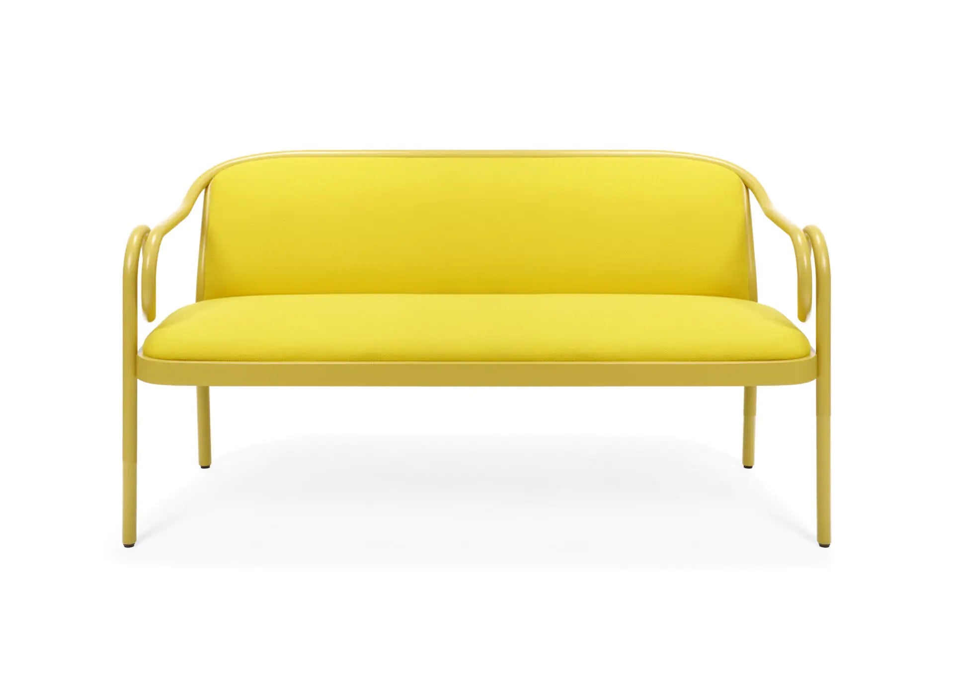 GTV Loop Banquette - Modern Upholstered Bench with Storage for Dining Room, Entryway, or Bedroom | Stylish and Functional Seating Solution